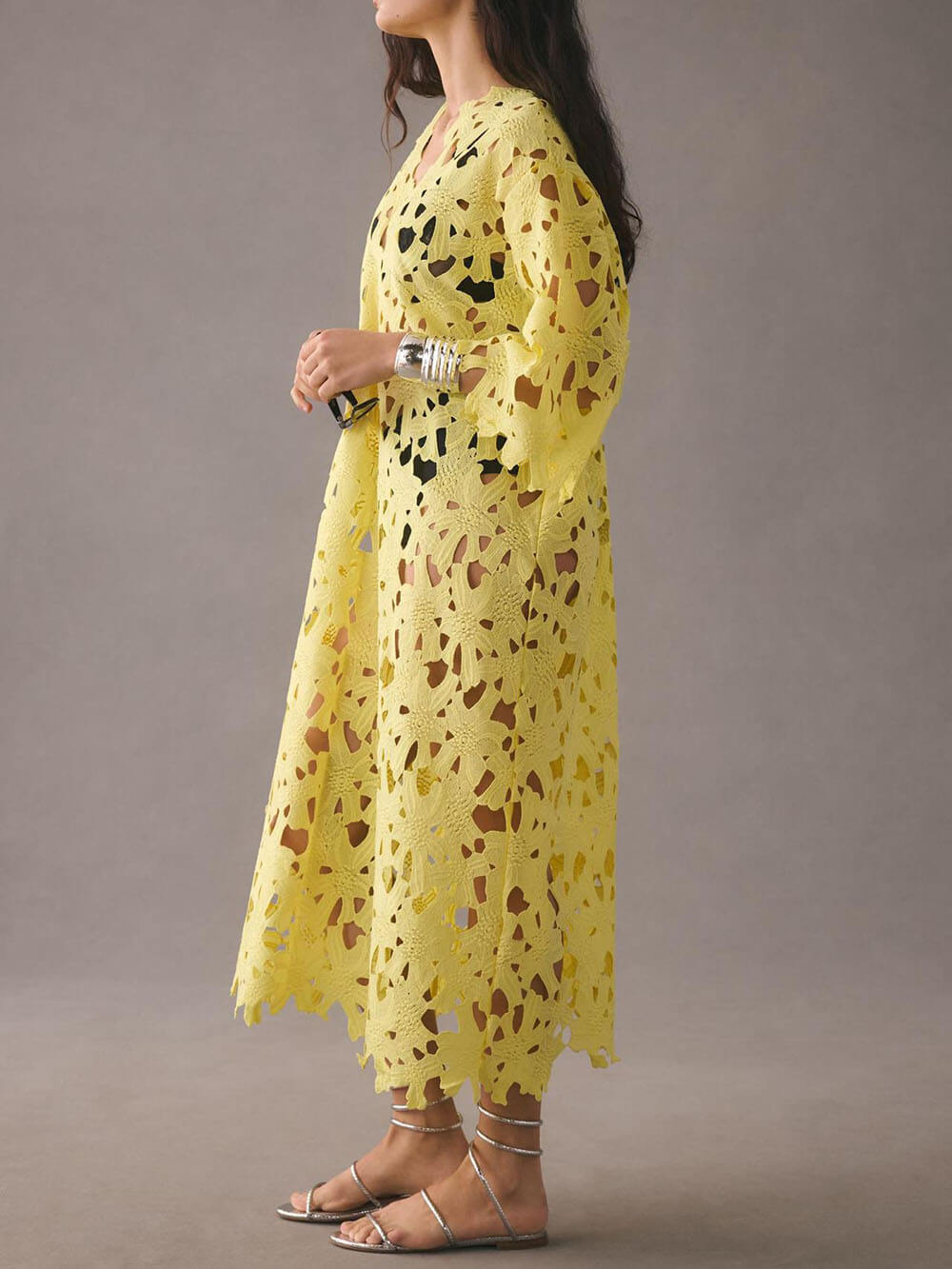 Kylie | Cover Up Lace Beach Midi Dress