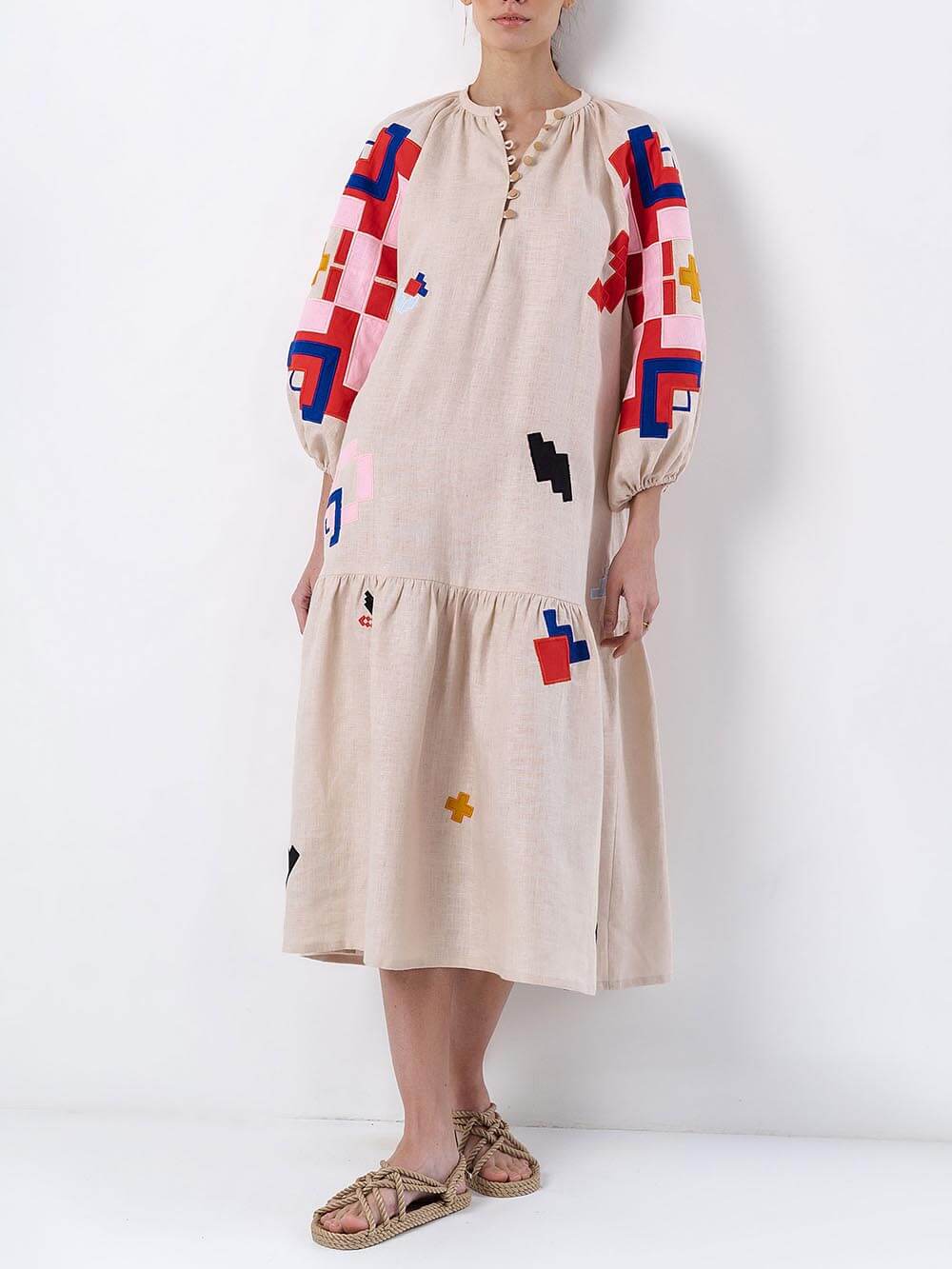 Leah | Unique Ethnic Printed Lightweight Maxi Dress