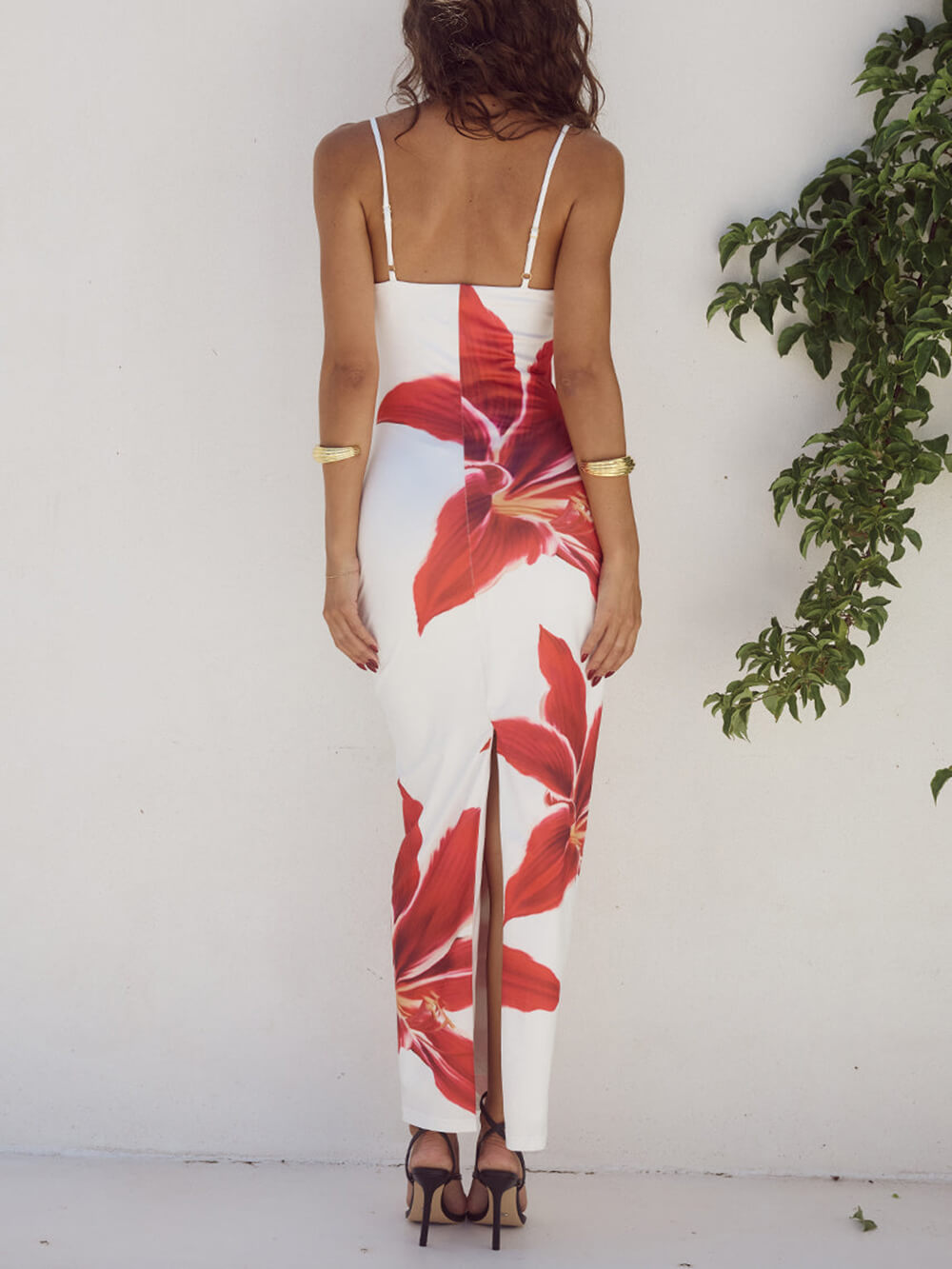 Faith | Abstract Unforgettable Floral Print Maxi Dress