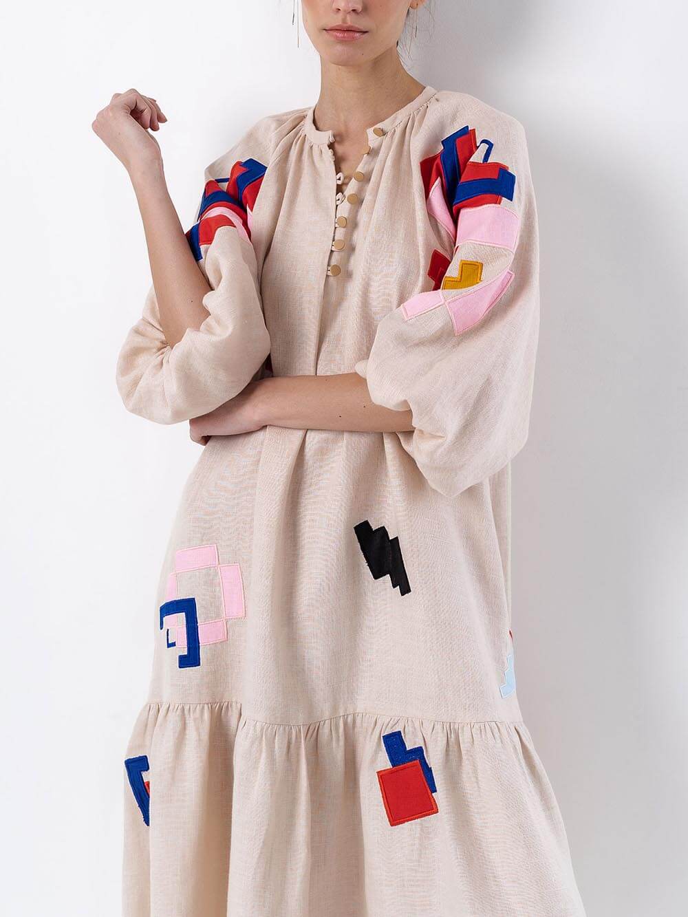 Leah | Unique Ethnic Printed Lightweight Maxi Dress