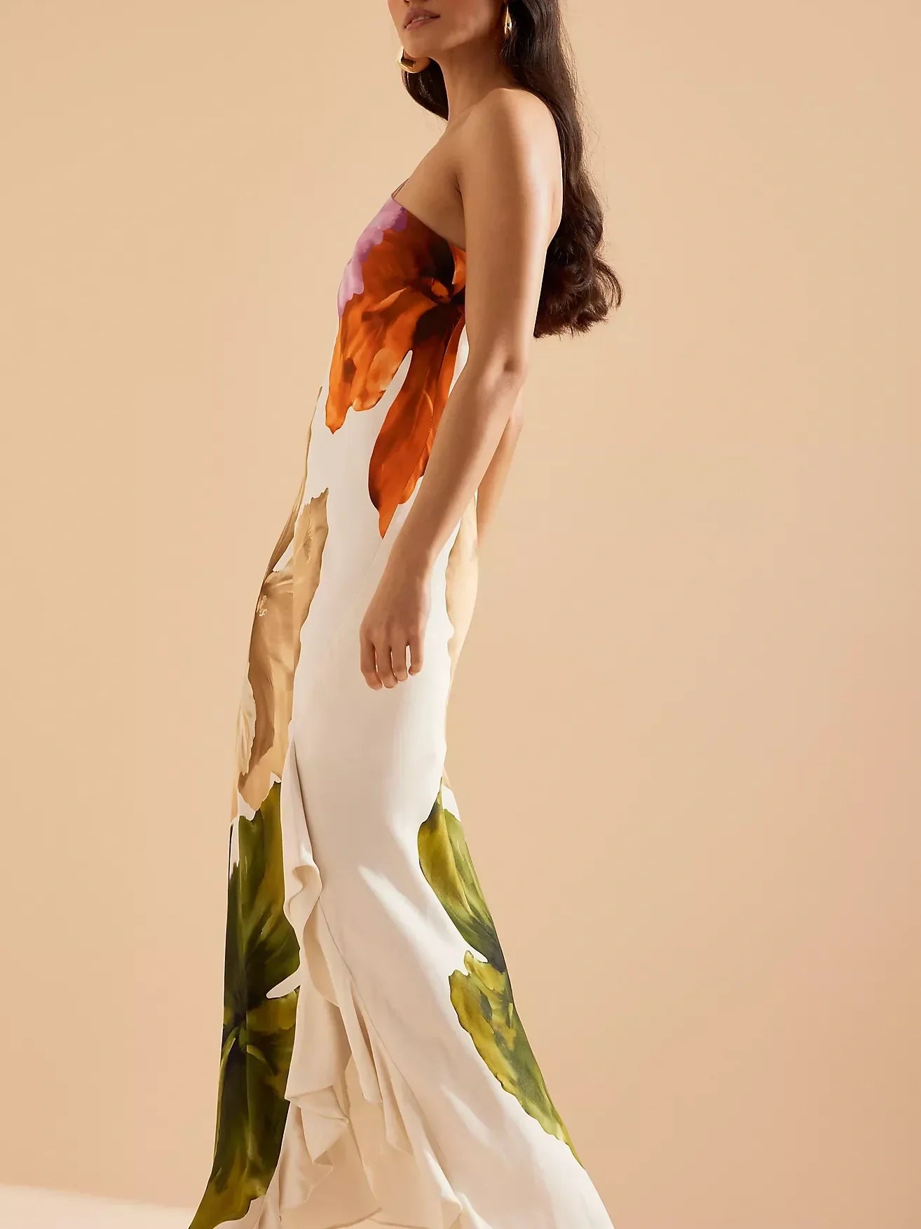 Demi | One-Shoulder Maxi Slip Dress