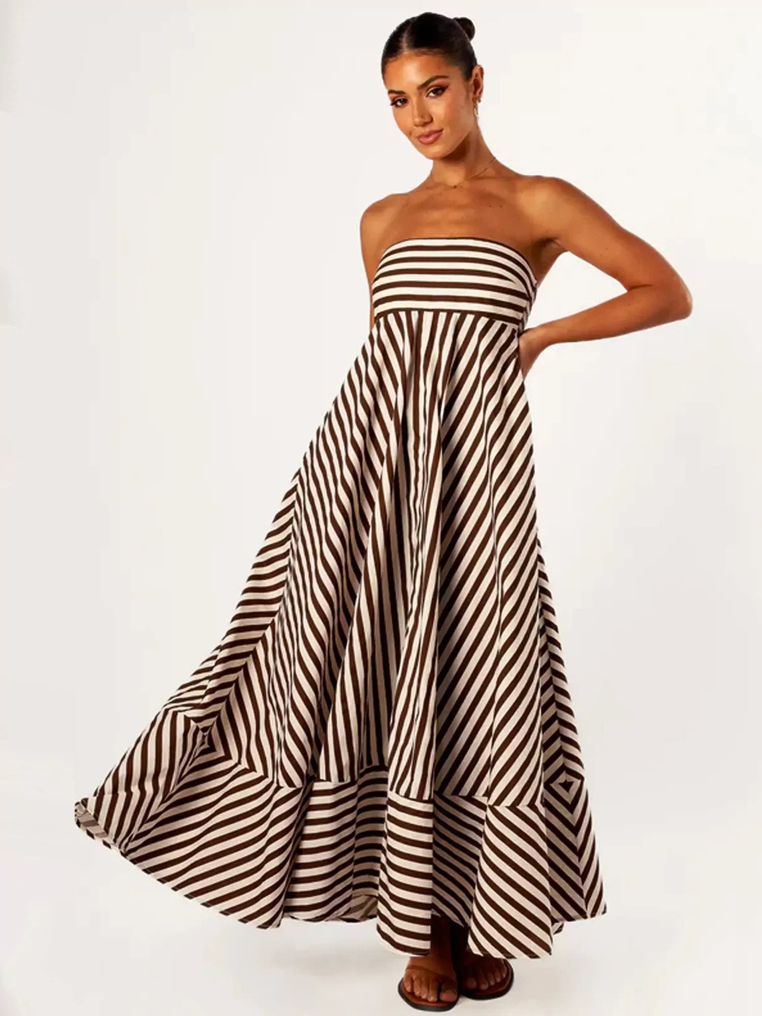 Ashley | Nocturnal Charm Ruched Maxi Dress