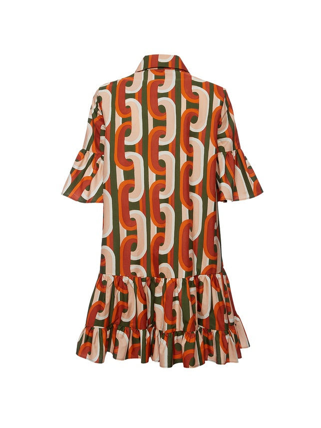 Hazel | Elegant Sassy Dropped Waist Mini Dress