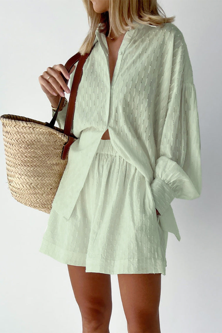 Maude | Chic Shirt & Shorts Set