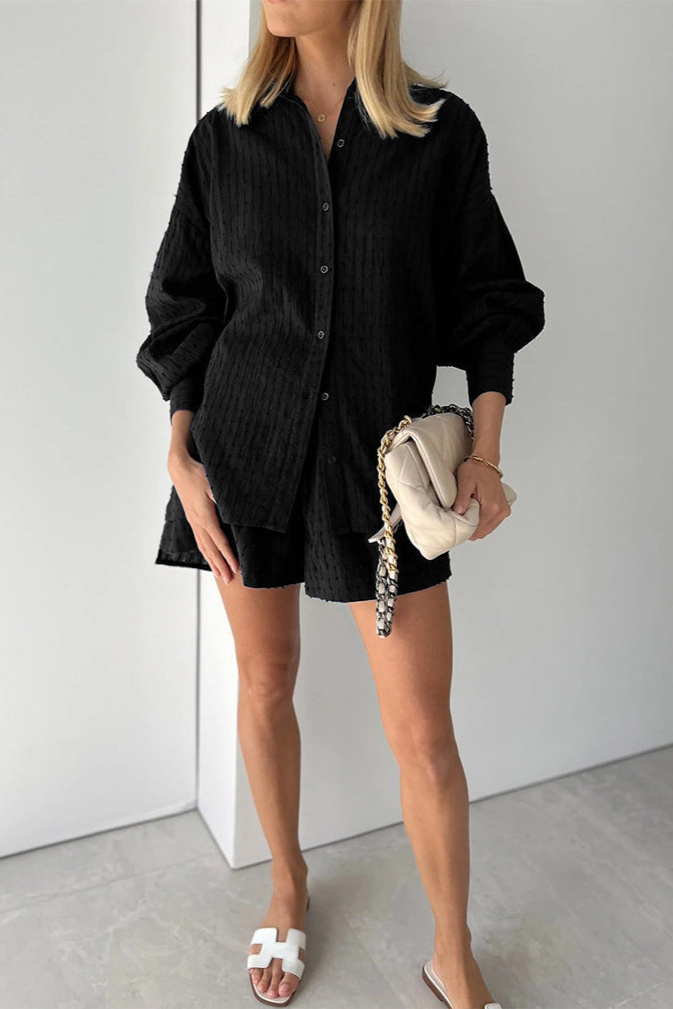 Maude | Chic Shirt & Shorts Set