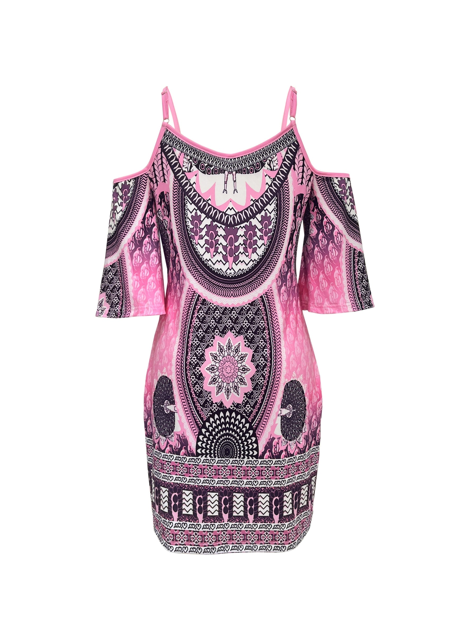 Ophelia | Bohemian Printed Tunic Dress