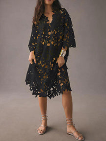 Kylie | Cover Up Lace Beach Midi Dress