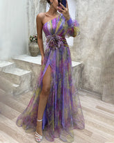 Cecilia | Elegant Split Dress