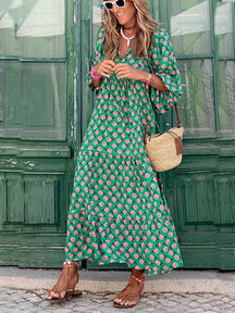 Aurelia | Bohemian Printed Maxi Dress