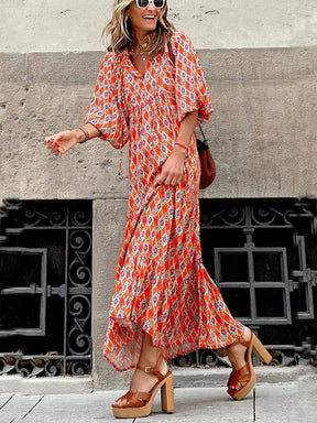 Aurelia | Bohemian Printed Maxi Dress