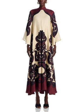 Elianna | Elegance Ease Stunning Grenadilla Print Maxi Dress
