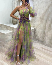 Cecilia | Elegant Split Dress