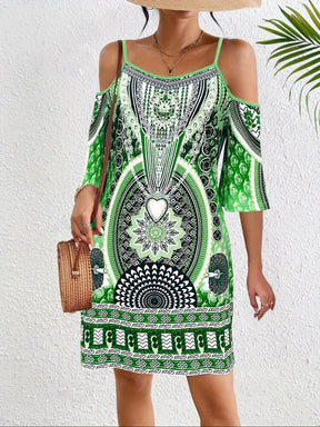 Ophelia | Bohemian Printed Tunic Dress