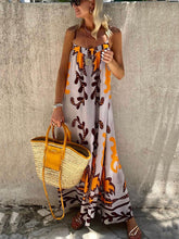 Michelle | Loose Ethnic Printed Cami Maxi Dress