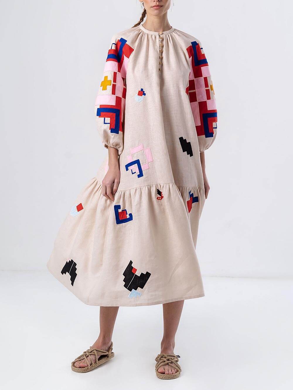 Leah | Unique Ethnic Printed Lightweight Maxi Dress