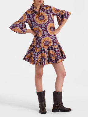 Grace | Dropped Waist Tiered Mini Dress