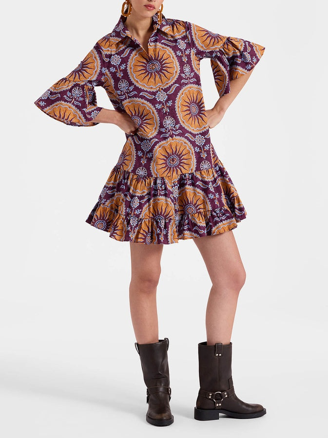 Grace | Dropped Waist Tiered Mini Dress