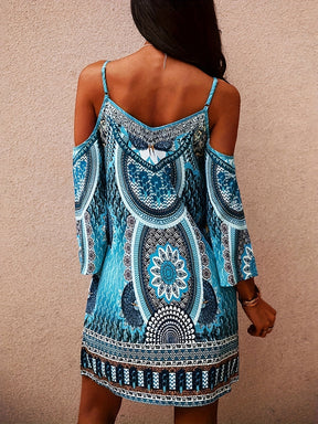 Ophelia | Bohemian Printed Tunic Dress