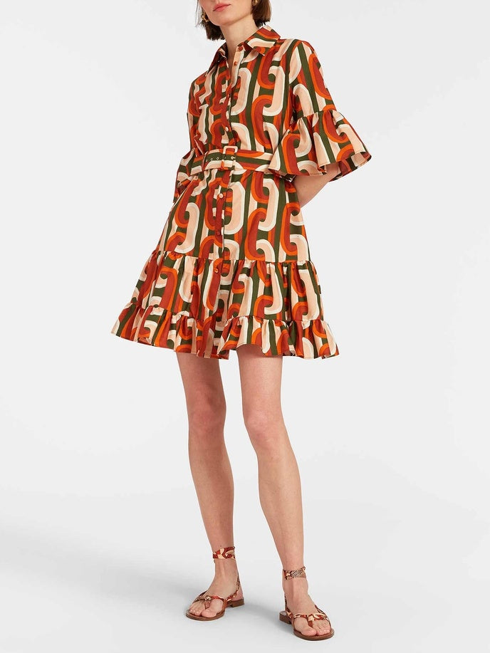 Hazel | Elegant Sassy Dropped Waist Mini Dress