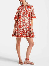 Luna | Unique Autumn Prints Mini Dress