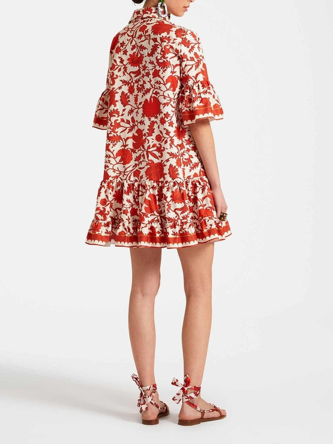 Luna | Unique Autumn Prints Mini Dress