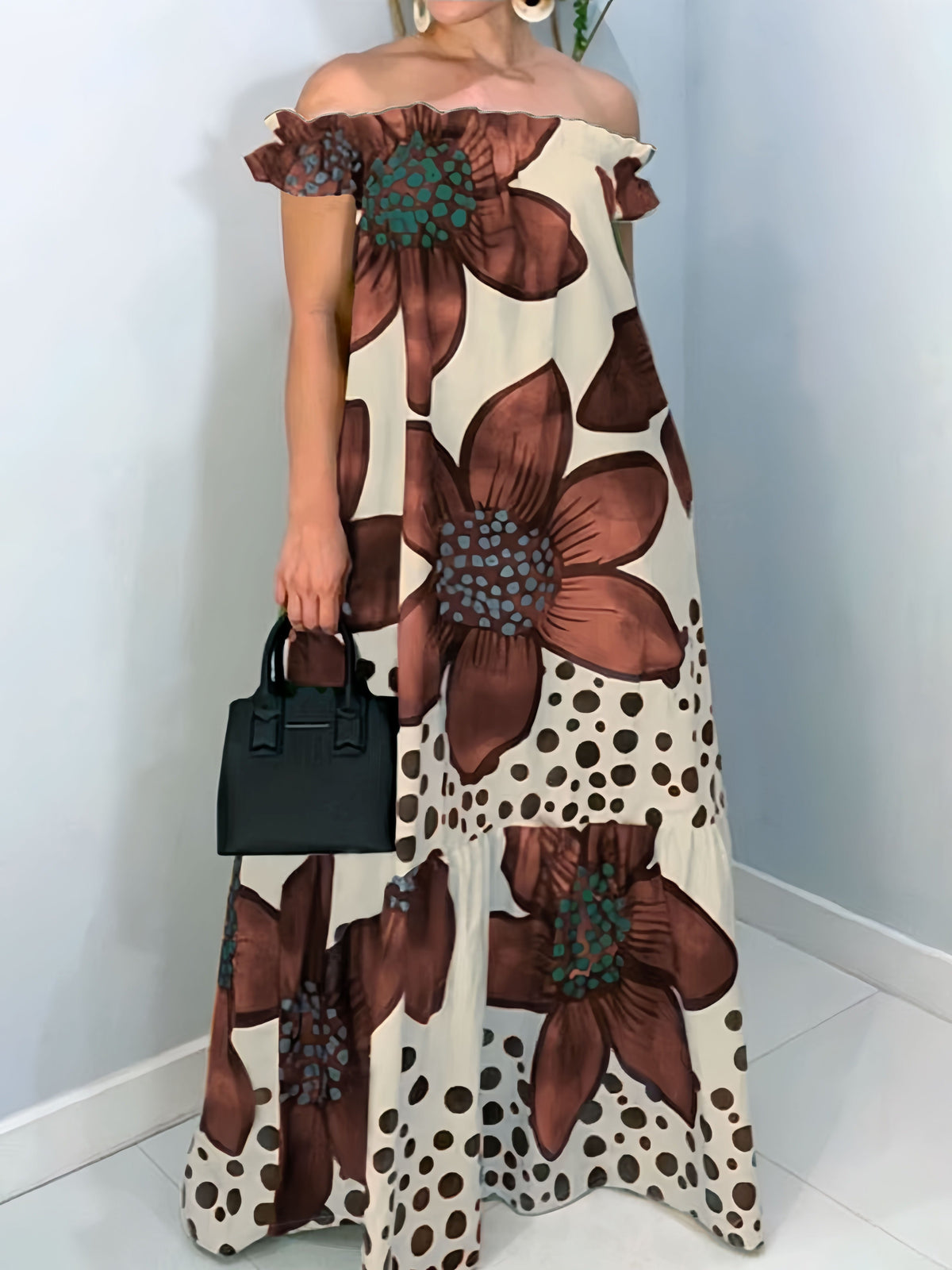 Elowen | Plus Size Boho Maxi Dress