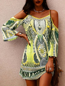 Ophelia | Bohemian Printed Tunic Dress