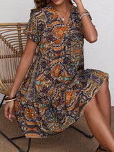 Isolde | Paisley Print V-Neck Dress