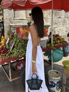 Ariah | Coastal Cowgirl Open Back Long Dress