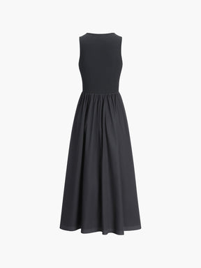 Aisha | Leisure Crew Neck Long Dress