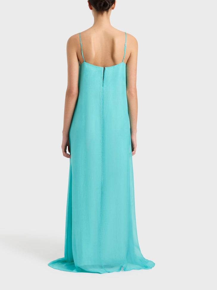 Emmy | Spaghetti Straps Elegant Column Maxi Dress