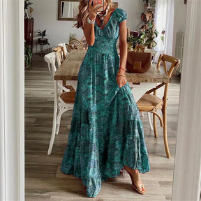 Zara | Retro Floral Swing Dress