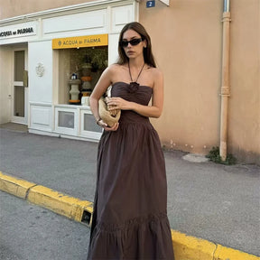 Vivienne | Slimming Poplin Splicing Dress