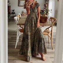 Zara | Retro Floral Swing Dress