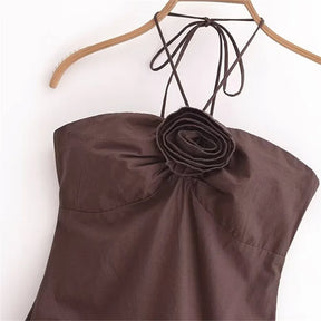 Vivienne | Slimming Poplin Splicing Dress