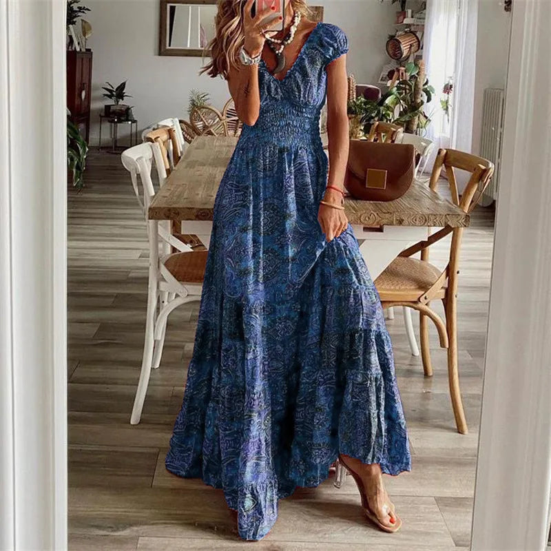 Zara | Retro Floral Swing Dress
