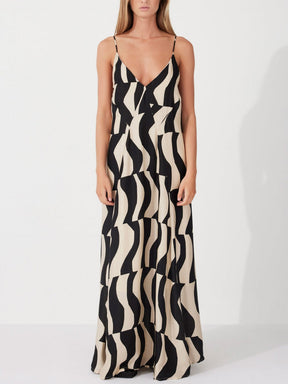 Kaylee | Relaxed Fit Scooped Back Style Maxi Dress