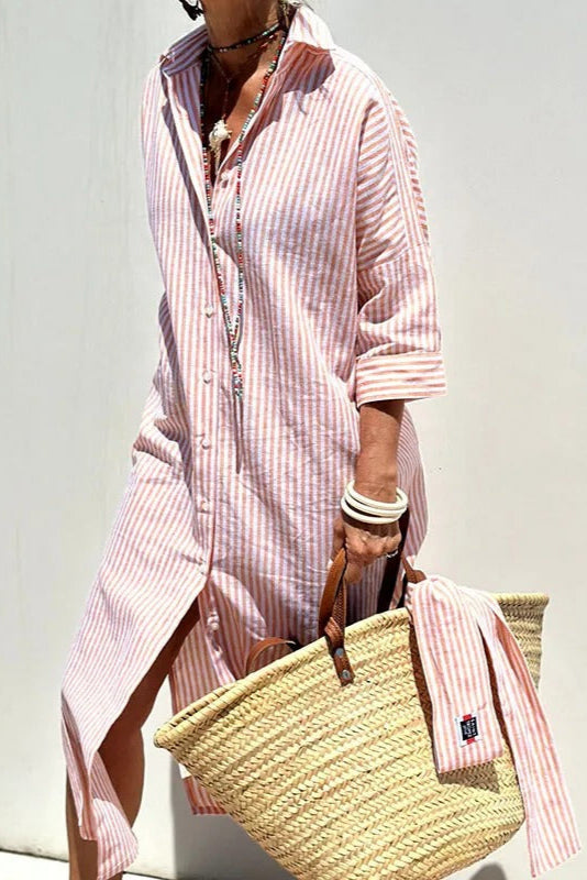 Armelle | Elegant Striped Summer Dress (Almost sold out)