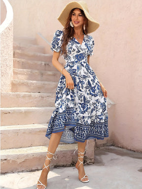 Avalee - Floral Print A-Line Dress