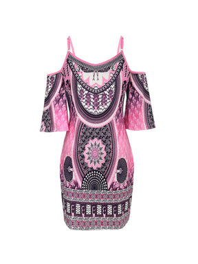 Ophelia | Bohemian Printed Tunic Dress